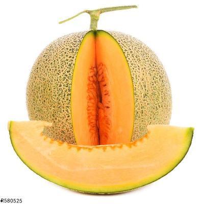 哈密瓜可以吃黑的吗图片,黑籽也能美味享用